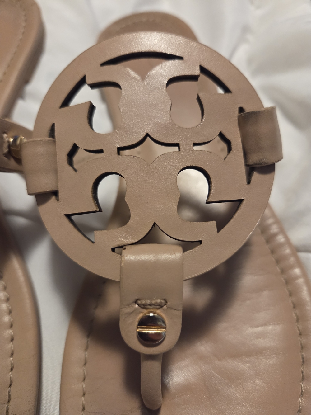 Tory Burch Miller Sandal in Nude/Tan